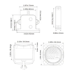 Kit Allarme Livello Acqua - 12V SEAFLO -ORANGEMARINE kit alarme de niveau d eau 12v seaflo 2