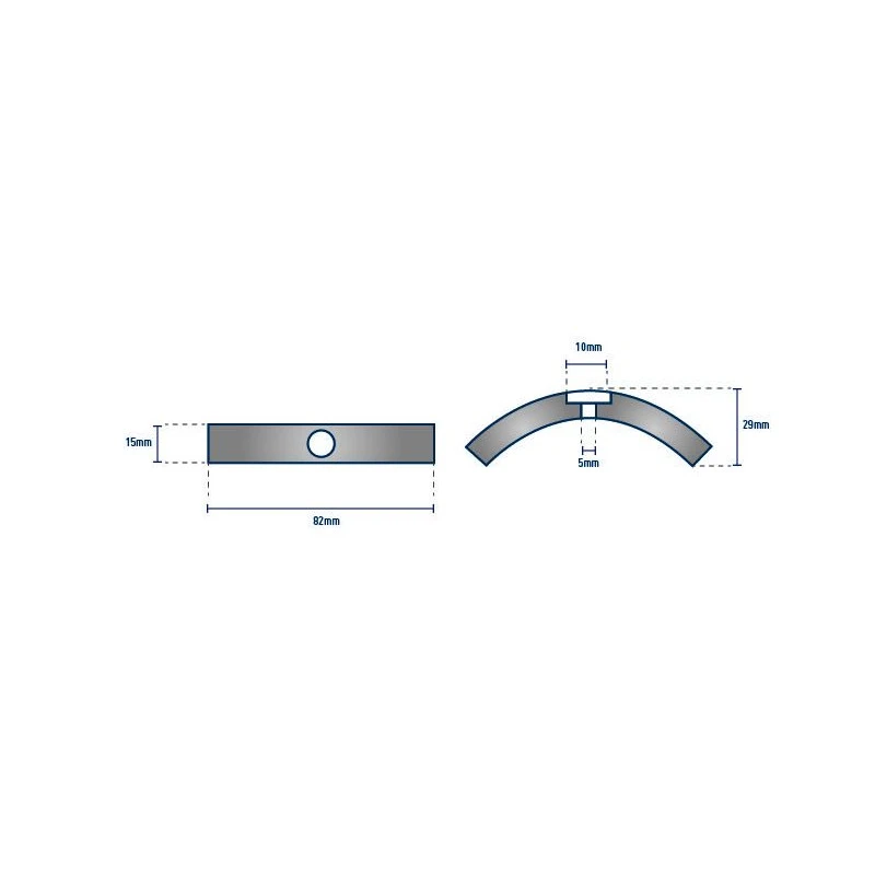 Kit Anodo Collare Elica 130/150S VOLVO 3 Kit Anodo Collare Elica 130/150S VOLVO