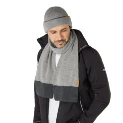 Kit Cappello E Sciarpa A Punta - Grigio - Musto -ORANGEMARINE kit bonnet e scarf tipped grey musto 4