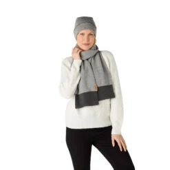 Kit Cappello E Sciarpa A Punta - Grigio - Musto -ORANGEMARINE kit bonnet e scarf tipped grey musto 5