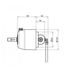 Kit Sterzo Idraulico FB115 Per Motori Fino A 115 CV - RIVIERA -ORANGEMARINE kit direction hydraulique fb115 pour moteur jusque 115 cv riviera 2