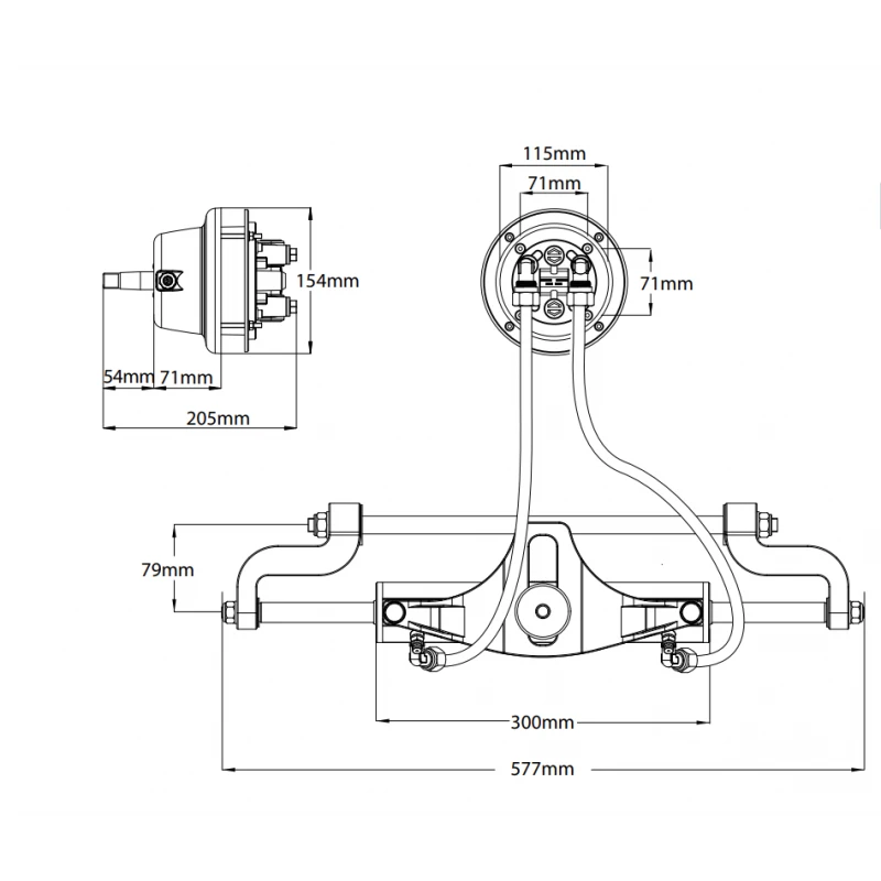 Kit Di Direzione Idraulica FB300 Per Motori Fino A 300 CV - RIVIERA 5 Kit Di Direzione Idraulica FB300 Per Motori Fino A 300 CV - RIVIERA - immagine 3