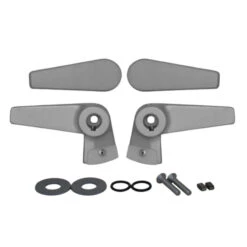 Kit Maniglia Piccola Interna In Cristallo Di Alluminio (x2) - Goiot