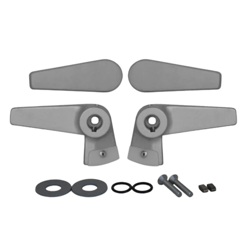 Kit Maniglia Piccola Interna In Cristallo Di Alluminio (x2) - Goiot 3 Kit Maniglia Piccola Interna In Cristallo Di Alluminio (x2) - Goiot