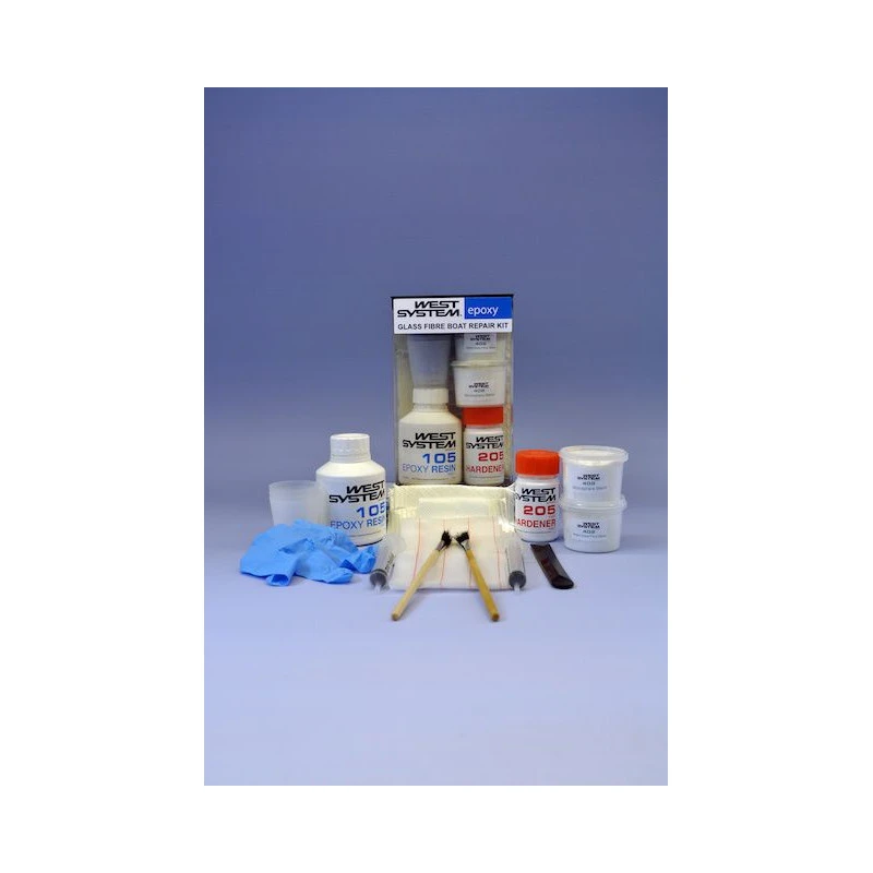 Kit Riparazione Vetroresina 105-k - West System 3 Kit Riparazione Vetroresina 105-k - West System