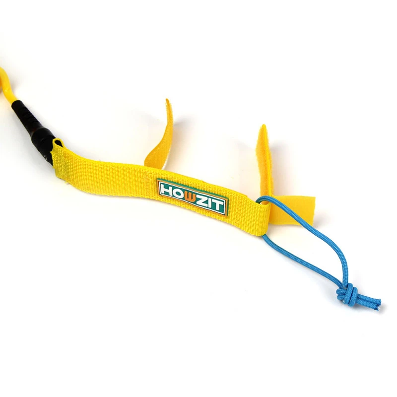 Leash A Spirale 9' GIALLO/BLU - HOWZIT 4 Leash A Spirale 9' GIALLO/BLU - HOWZIT - immagine 2