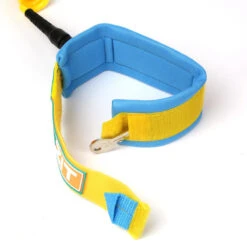 Leash A Spirale 9' GIALLO/BLU - HOWZIT 12 Leash A Spirale 9' GIALLO/BLU - HOWZIT -ORANGEMARINE leash a spirale 9 gialloblu howzit 1 2