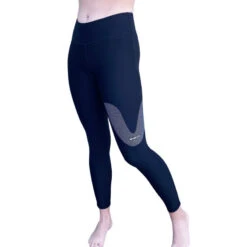 Leggings Attivi HYDROFLEECE Nero Donna VAIKOBI -ORANGEMARINE leggings active hydrofleece noir femme vaikobi 2