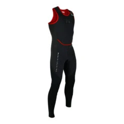 Long John RACING 3mm Nero-Rosso Uomo Magico Marina