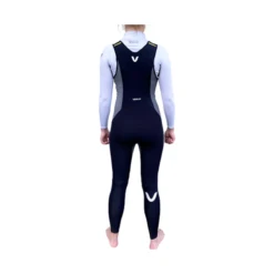 Longjohn Neoprene 1.5mm FLEXFORCE Nero Grigio Donna VAIKOBI -ORANGEMARINE longjohn neoprene 15mm flexforce noir gris femme vaikobi 7