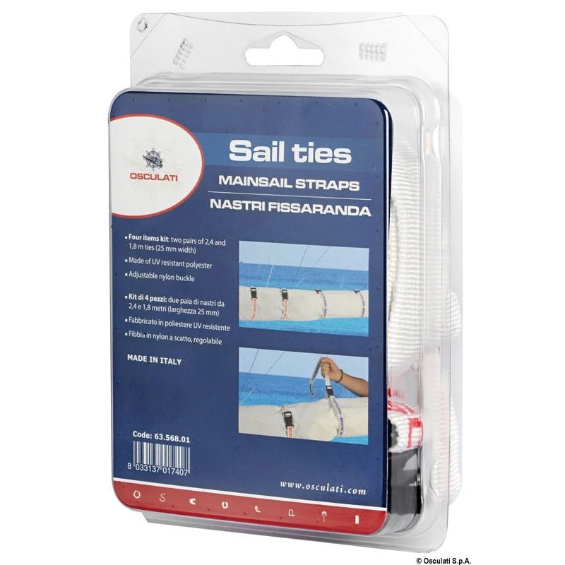 Lotto Di 4 Cinghie Per L’avvolginemto Della Randa 7 Lotto Di 4 Cinghie Per L’avvolginemto Della Randa - immagine 5