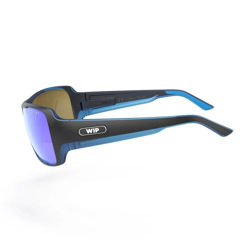 Forward Wip WIPSUN SUNGLASSES Matte Schwarze/blaue Sonnenbrille 5 Forward Wip WIPSUN SUNGLASSES Matte Schwarze/blaue Sonnenbrille - immagine 3