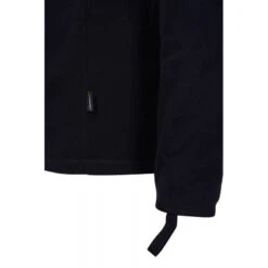 Felpa In Pile Polartec Con Zip In Molene Nero - BERMUDES -ORANGEMARINE maglione in pile nero molene bermudes 3