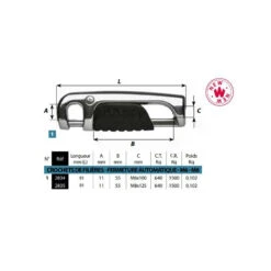 Moschettone A Chiusura Automatica - Wichard -ORANGEMARINE moschettone a chiusura automatica wichard 1