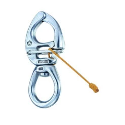 WICHARD Moschettone In Acciaio Inox HR A Grande Occhio Ad Apertura Rapida