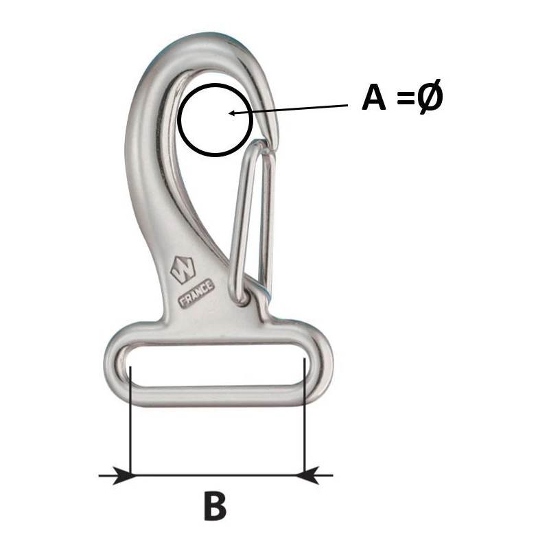 WICHARD Moschettone Per Cinghia 5 WICHARD Moschettone Per Cinghia - immagine 3