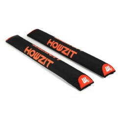 SET DI 2 IMBOTTITURE PER BARRE PORTATUTTO NERO - HOWZIT -ORANGEMARINE mousse de barre de toit large noir howzit 2