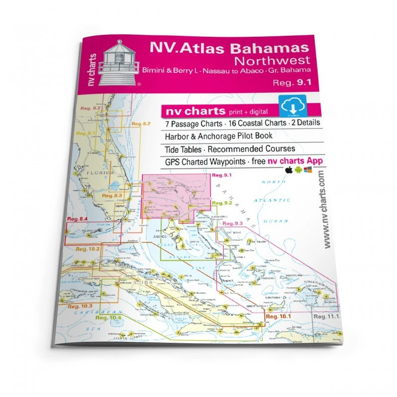 NV Atlas Bahamas Northwest - 9.1 - Bimini & Berry I. - Nassau To Abaco - Gr. Bahama 4 NV Atlas Bahamas Northwest - 9.1 - Bimini & Berry I. - Nassau To Abaco - Gr. Bahama - immagine 2