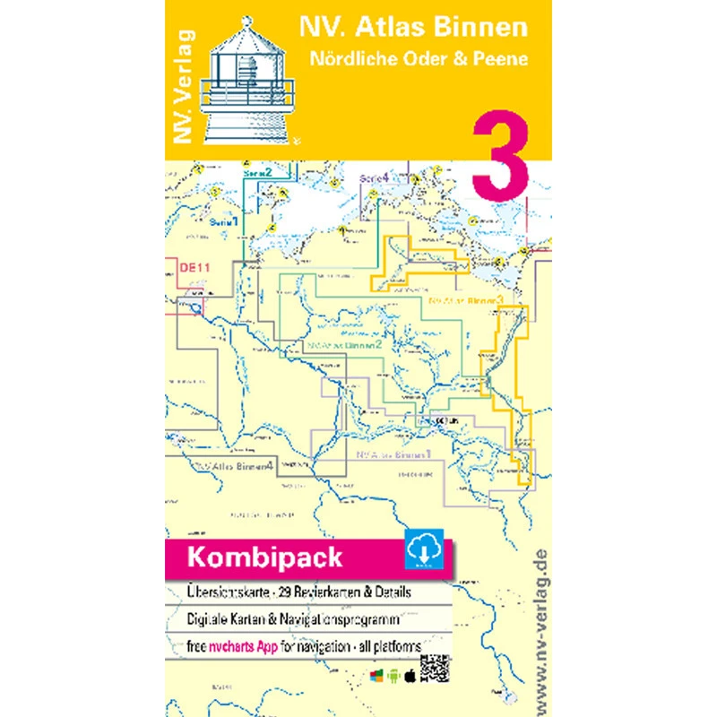 NV Atlas Fluvial Binnen 3 - Nördliche Oder Und Die Peene 3 NV Atlas Fluvial Binnen 3 - Nördliche Oder Und Die Peene