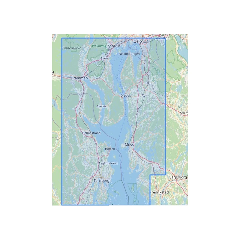 NV Atlas Norvege - NO 1 - Oslofjord North - Oslo Til Tønsberg 4 NV Atlas Norvege - NO 1 - Oslofjord North - Oslo Til Tønsberg - immagine 2