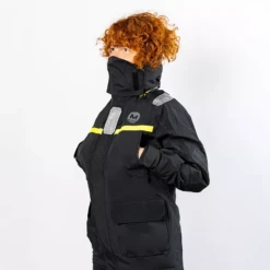 Giacca Da Guardia Offshore Nera - Orangemarine -ORANGEMARINE offshore quarter jacket nero arancio navy 11