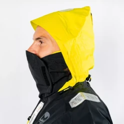 Giacca Da Guardia Offshore Nera - Orangemarine -ORANGEMARINE offshore quarter jacket nero arancio navy 14