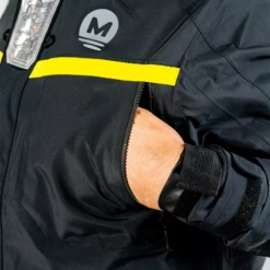 Giacca Da Guardia Offshore Nera - Orangemarine -ORANGEMARINE offshore quarter jacket nero arancio navy 16