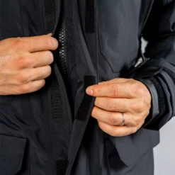 Giacca Da Guardia Offshore Nera - Orangemarine -ORANGEMARINE offshore quarter jacket nero arancio navy 3