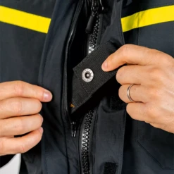 Giacca Da Guardia Offshore Nera - Orangemarine -ORANGEMARINE offshore quarter jacket nero arancio navy 4