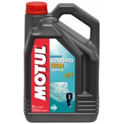 Motul Olio 4 Tempi Tecnosintetioco 10w40 Motore Fuoribordo