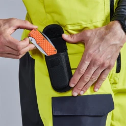 Os25 Tuta Da Lavoro Semi-calda Giallo Zolfo - Gill -ORANGEMARINE os25 sulphur gill yellow high rise quarter dungarees 6