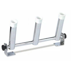 PORTA CANNA IN ACCIAIO INOX 3 CANNE