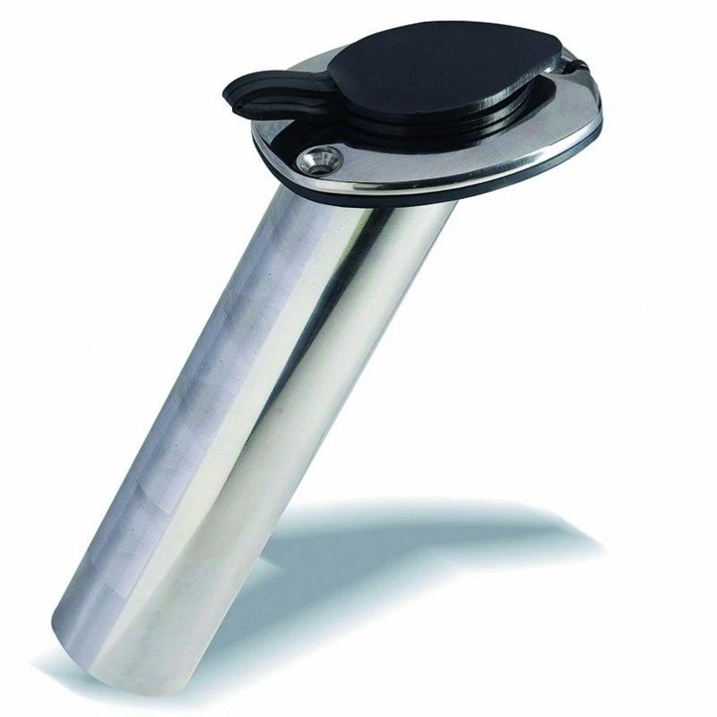 PORTA CANNA IN ACCIAIO INOX FONDO CHIUSO A 30 ° 3 PORTA CANNA IN ACCIAIO INOX FONDO CHIUSO A 30 °