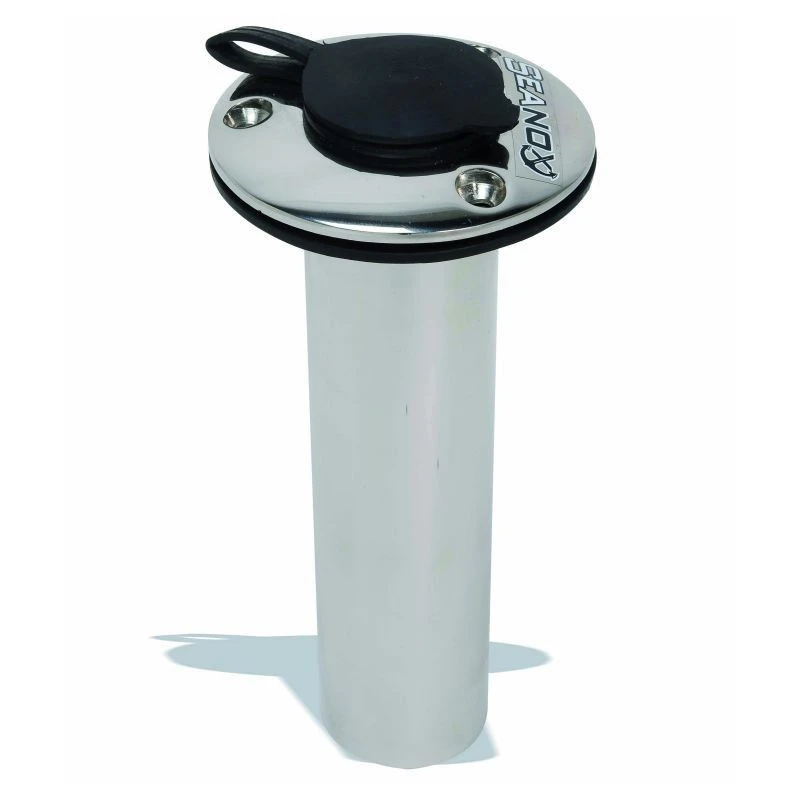 PORTA CANNA IN ACCIAIO INOX INCORPORATO FONDO APERTO 3 PORTA CANNA IN ACCIAIO INOX INCORPORATO FONDO APERTO