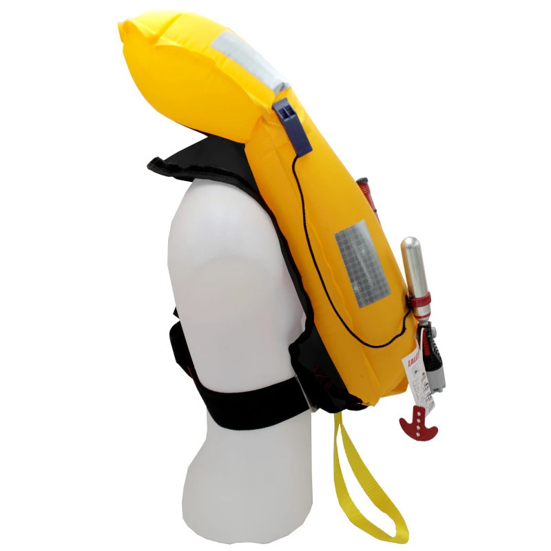 Pack 4 Giubbotti Salvagente Automatici 170N Con D-Ring - Nero - ORANGEMARINE 7 Pack 4 Giubbotti Salvagente Automatici 170N Con D-Ring - Nero - ORANGEMARINE - immagine 5