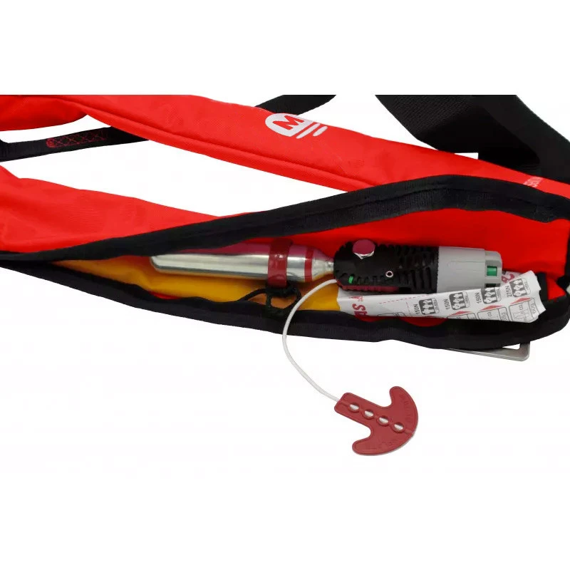 Pack 4 Giubbotti Salvagente Automatici 170N Con D-Ring Rosso - ORANGEMARINE 10 Pack 4 Giubbotti Salvagente Automatici 170N Con D-Ring Rosso - ORANGEMARINE - immagine 8