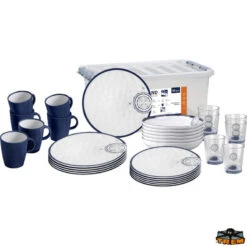 Trem Confezione Di Stoviglie Blue Sand