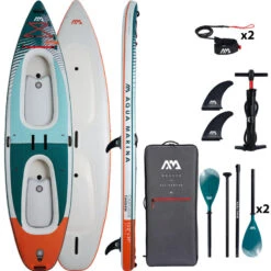 Pagaia Kayak Gonfiabile Aqua Marina Cascade 13.2 2p