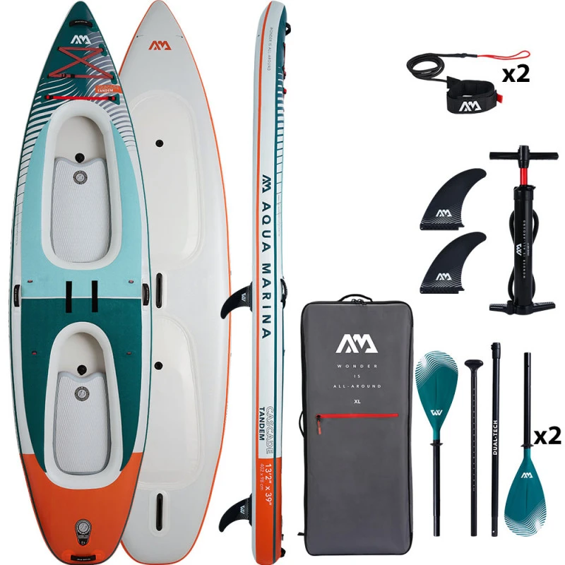 Pagaia Kayak Gonfiabile Aqua Marina Cascade 13.2 2p 3 Pagaia Kayak Gonfiabile Aqua Marina Cascade 13.2 2p