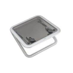 Passo Uomo In Alluminio E Vetro Acrilico T44 - 502 X 502 Mm - PLASTIMO