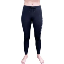 Pantaloni Paddle UV Nero VAIKOBI -ORANGEMARINE pantalon de paddle uv noir vaikobi 1