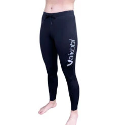 Pantaloni Paddle UV Nero VAIKOBI -ORANGEMARINE pantalon de paddle uv noir vaikobi 3