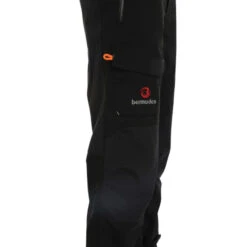 Pantaloni Impermeabili Da Navigazione VENTURI - Nero- Bermudes -ORANGEMARINE pantalon impermeable de navigation venturi bermudes noir 2