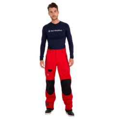 Pantaloni Impermeabili Da Navigazione VENTURI - Rosso - Bermudes -ORANGEMARINE pantalon impermeable de navigation venturi bermudes rouge 1