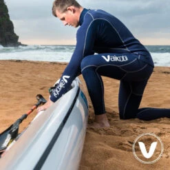 Pantaloni Unisex VCOLD FLEX Blu Navy VAIKOBI -ORANGEMARINE pantalon vcold flex sous couche bleu marine vaikobi 8