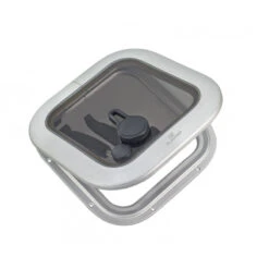 Passo Uomo In Alluminio E Vetro Acrilico T00 - 271 X 271 Mm - PLASTIMO