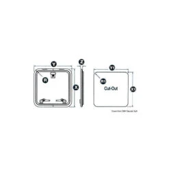 Passo Uomo Autoreggente LOW PROFILE Mod. 44 - LEWMAR -ORANGEMARINE passo uomo lewmar low profile 44 3