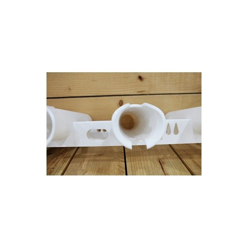 PORTA CANNA TRIPLA IN PVC 6 PORTA CANNA TRIPLA IN PVC - immagine 4