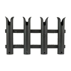 PORTA CANNA IN PVC NERO 4 CANNE