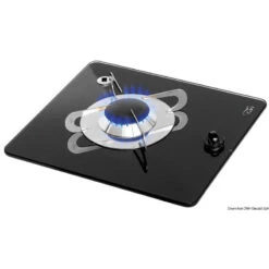 Piano Cottura A Gas 1 Fornello Finitura Vetro